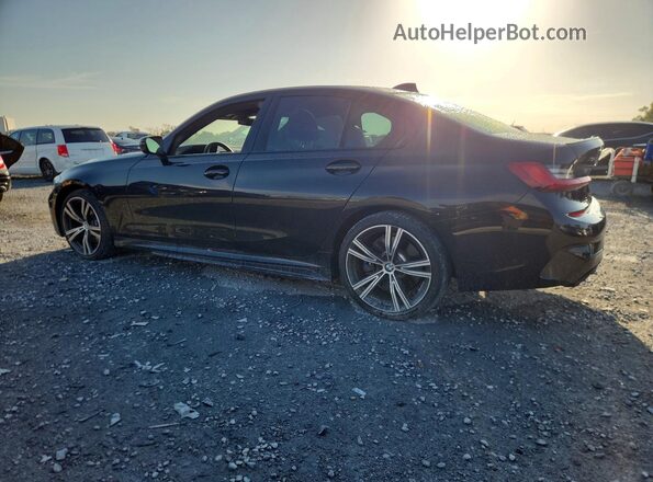 3MW5U9J07M8B65498 2021 BMW M3 Black Հետևի ձախ