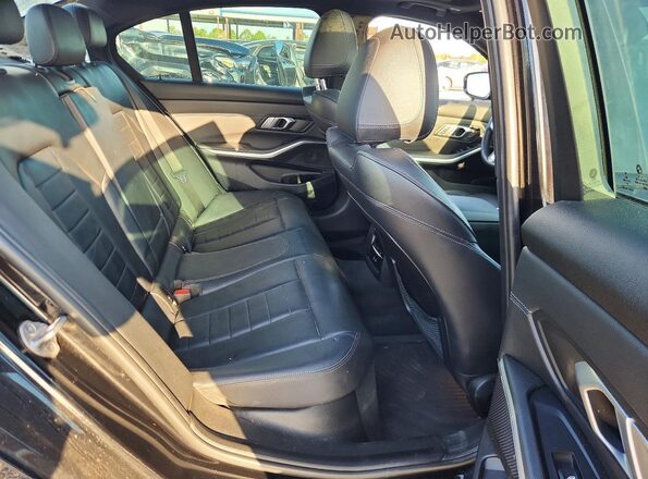 3MW5U9J07M8B65498 2021 BMW M3 Black Հետևի նստատեղերի տեսք