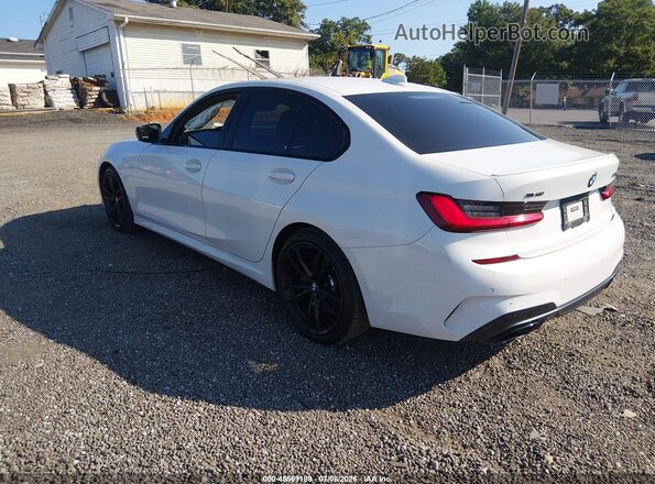 3MW5U9J0XM8B60666 2021 BMW M3 White Trasero izquierdo