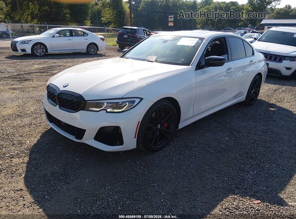 3MW5U9J0XM8B60666 2021 BMW M3 White Vista tres cuartos delantera izquierda
