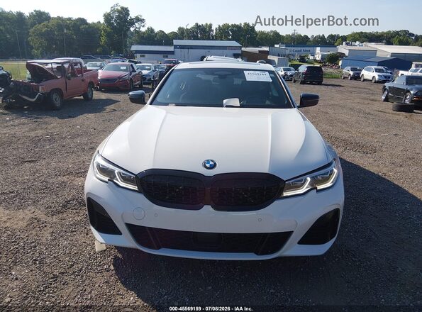 3MW5U9J0XM8B60666 2021 BMW M3 White Vista del cuadro de instrumentos