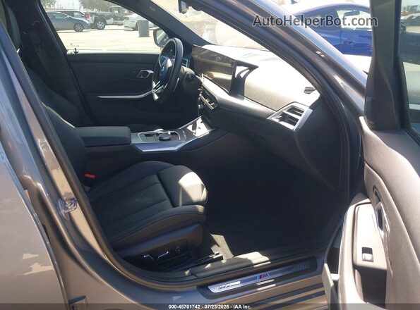 3MW69CW02S8F14740 2025 BMW 3 SERIES Gray Widok wnętrza z przodu