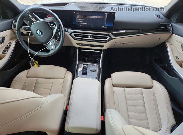 3MW69FF01P8C92572 2023 BMW 3 SERIES White წინა პანელის ხედი