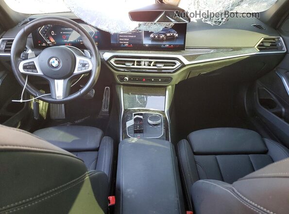 3MW69FF01R8E67549 2024 BMW 3 SERIES Black Widok deski rozdzielczej
