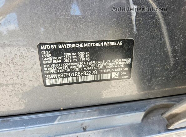 3MW69FF01R8E82228 2024 BMW 3 SERIES Silver Widok komory silnika