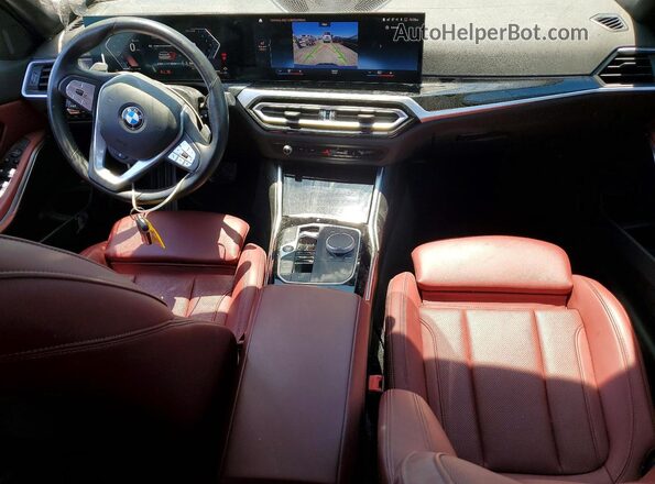3MW69FF03P8D40380 2023 BMW 3 SERIES Белый Вид панели приборов