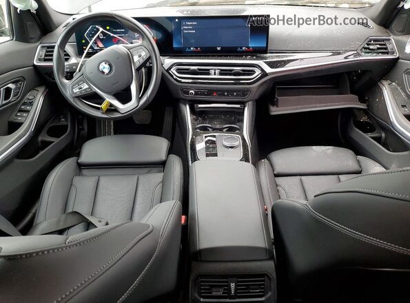 3MW69FF03R8E86023 2024 BMW 3 SERIES Black წინა პანელის ხედი