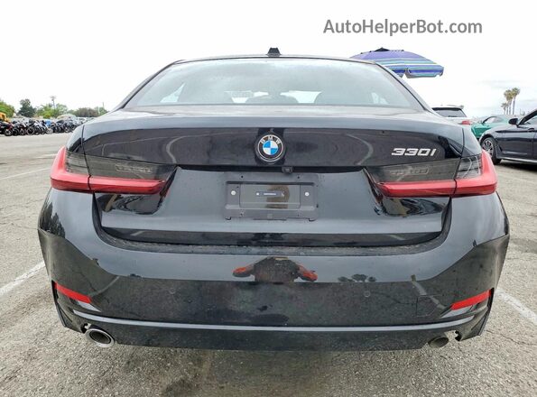 3MW69FF03R8E86023 2024 BMW 3 SERIES Black უკანა ხედი