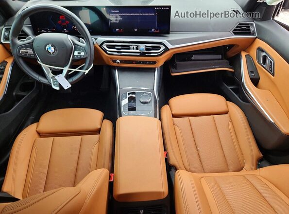 3MW69FF04P8C98639 2023 BMW 3 SERIES Black წინა პანელის ხედი