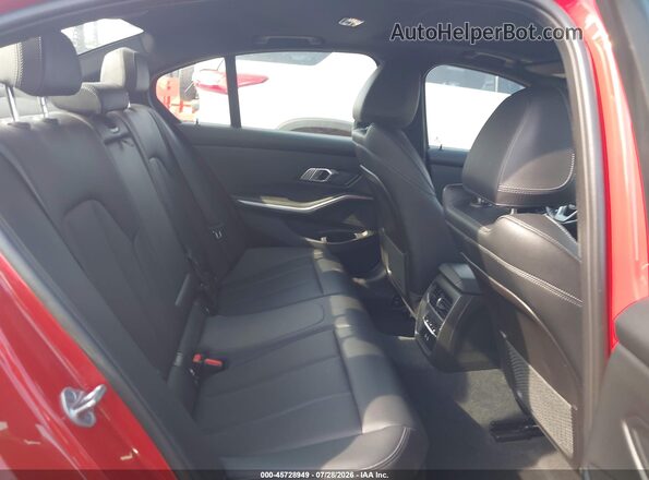 3MW69FF05P8D31583 2023 BMW 3 SERIES Red Widok naklejki z numerem VIN