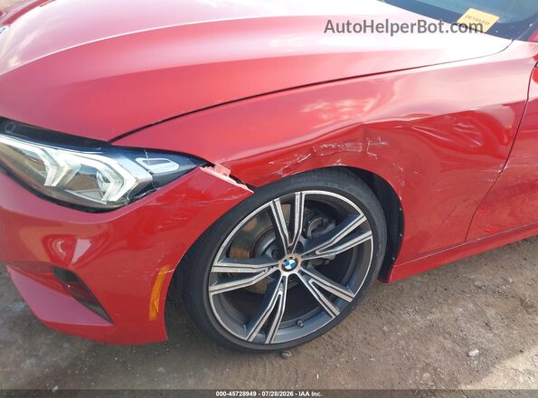 3MW69FF05P8D31583 2023 BMW 3 SERIES Red Widok z przodu