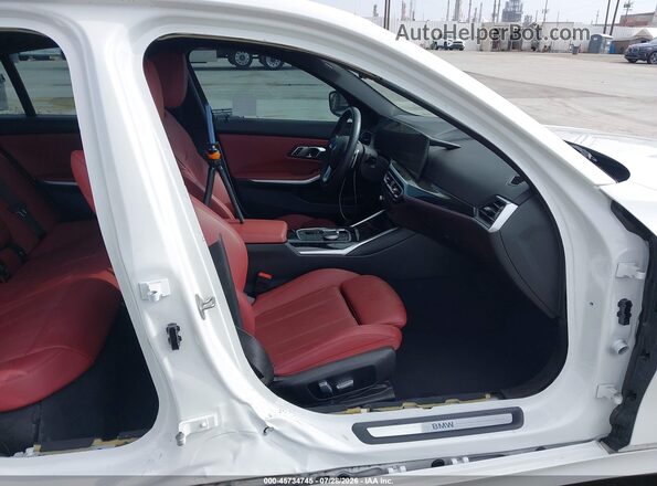 3MW69FF06P8D08135 2023 BMW 3 SERIES Белый Вид салона спереди