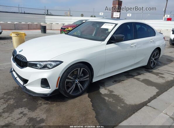 3MW69FF06P8D08135 2023 BMW 3 SERIES Белый Передняя левая четверть