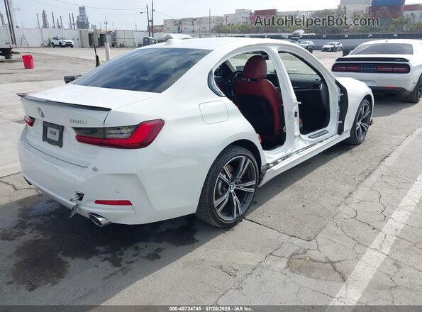 3MW69FF06P8D08135 2023 BMW 3 SERIES Белый Задняя правая четверть