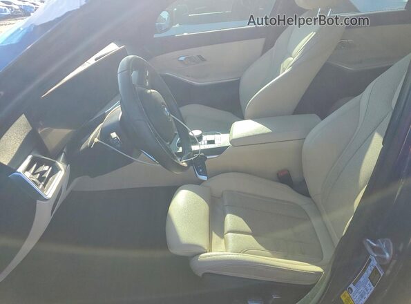 3MW69FF06P8D63281 2023 BMW 3 SERIES Blue Widok wnętrza z przodu