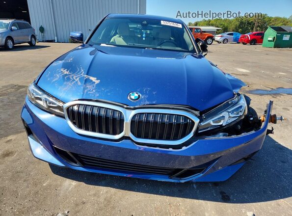 3MW69FF06P8D63281 2023 BMW 3 SERIES Blue Widok z przodu