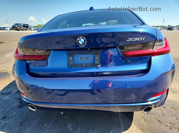 3MW69FF06P8D63281 2023 BMW 3 SERIES Blue Widok z tyłu