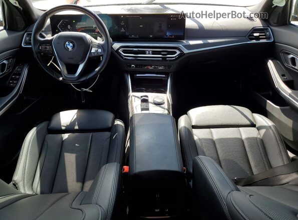 3MW69FF07P8C98702 2023 BMW 3 SERIES Black Widok deski rozdzielczej