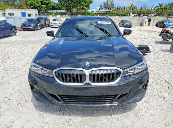 3MW69FF07P8C98702 2023 BMW 3 SERIES Black Widok z przodu