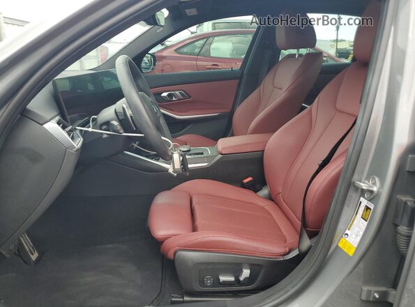 3MW69FF0XP8D39646 2023 BMW 3 SERIES Silver Widok wnętrza z przodu