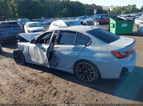 3MW69FT00S8F47371 2025 BMW M3 Gray Widok wnętrza z tyłu