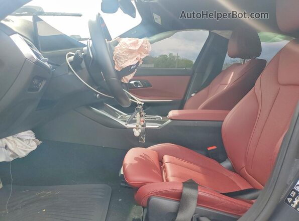 3MW69FT02S8F14579 2025 BMW M3 Gray Widok wnętrza z przodu