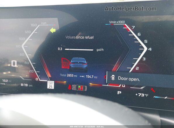 3MW69FT04T8G40623 2026 BMW M3 Blue Vista de los asientos traseros