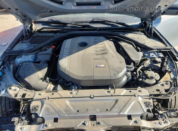 3MW69FT08S8F65679 2025 BMW M3 Gray უკანა სალონის ხედი