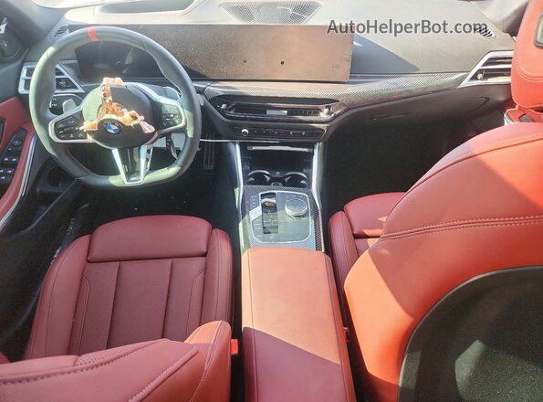 3MW69FT08S8F65679 2025 BMW M3 Gray წინა პანელის ხედი
