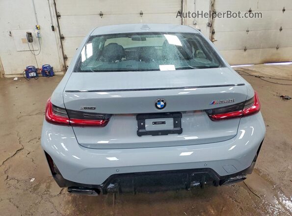 3MW69FT0XS8F56191 2025 BMW M3 Blue Widok z tyłu
