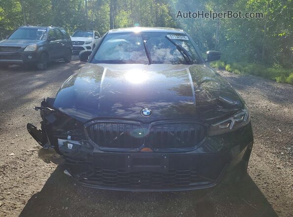 3MW89CW02S8F26380 2025 BMW 3 SERIES Black Вид спереду