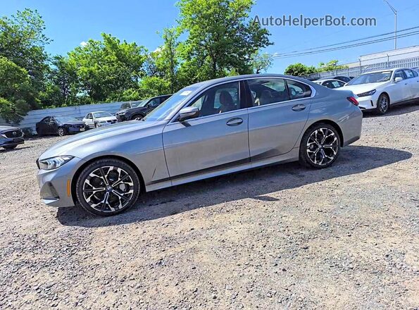 3MW89CW03S8F42040 2025 BMW 3 SERIES Gray Widok wnętrza 360 stopni