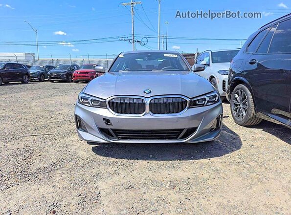 3MW89CW03S8F42040 2025 BMW 3 SERIES Gray Widok z przodu
