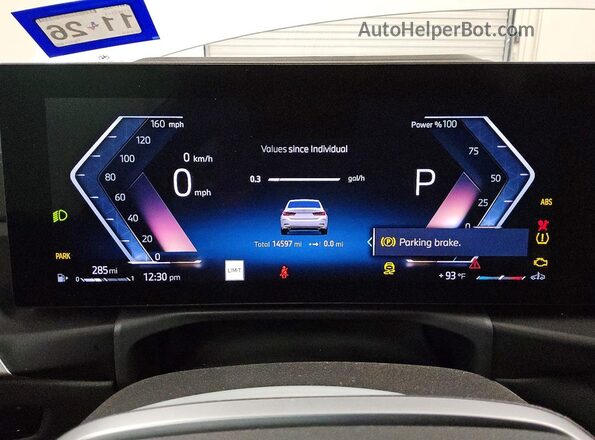 3MW89CW03T8G11469 2026 BMW 3 SERIES White Vista del cuadro de instrumentos