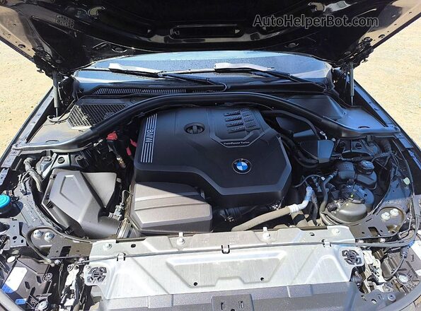 3MW89FF01P8D35865 2023 BMW 3 SERIES Black VIN sticker view