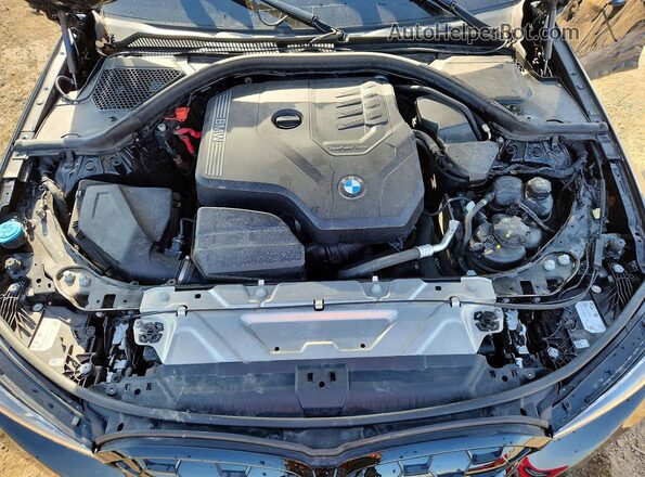 3MW89FF01R8E17386 2024 BMW 3 SERIES Black Widok wnętrza z tyłu