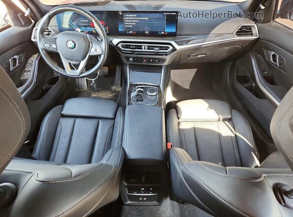 3MW89FF01R8E17386 2024 BMW 3 SERIES Black Widok deski rozdzielczej