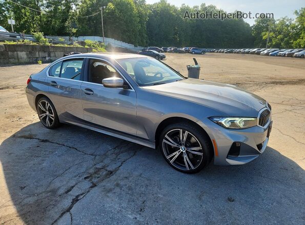 3MW89FF01R8E24502 2024 BMW 3 SERIES Gray წინა მარჯვენა
