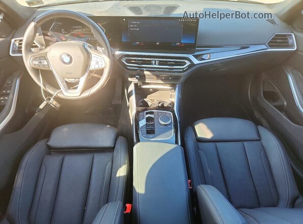 3MW89FF01R8E24502 2024 BMW 3 SERIES Gray წინა პანელის ხედი