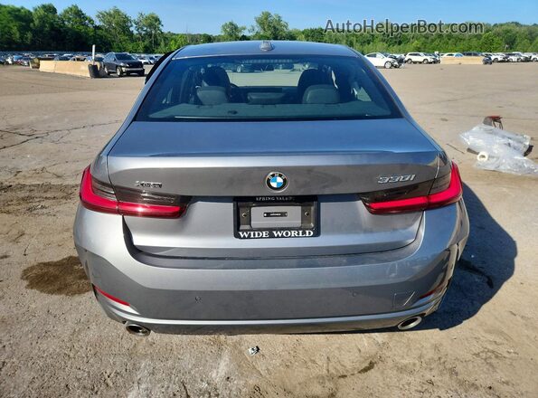 3MW89FF01R8E24502 2024 BMW 3 SERIES Gray უკანა ხედი