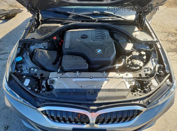 3MW89FF01R8E24502 2024 BMW 3 SERIES Gray უკანა სალონის ხედი