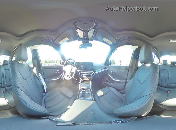 3MW89FF01R8E24502 2024 BMW 3 SERIES Gray VIN კოდის სტიკერის ხედი