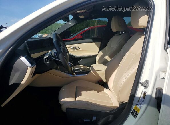 3MW89FF02R8D79490 2024 BMW 3 SERIES White წინა სალონის ხედი