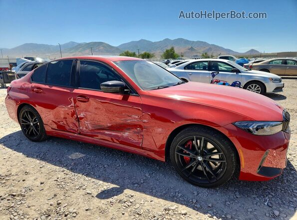 3MW89FF03P8D35642 2023 BMW 3 SERIES Red Передня права чверть