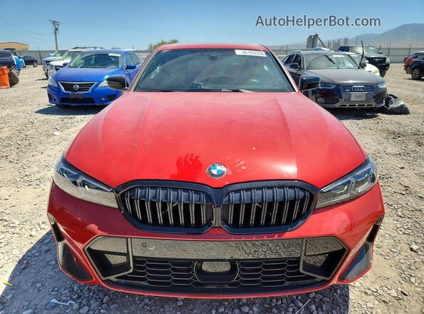 3MW89FF03P8D35642 2023 BMW 3 SERIES Red Вид спереду