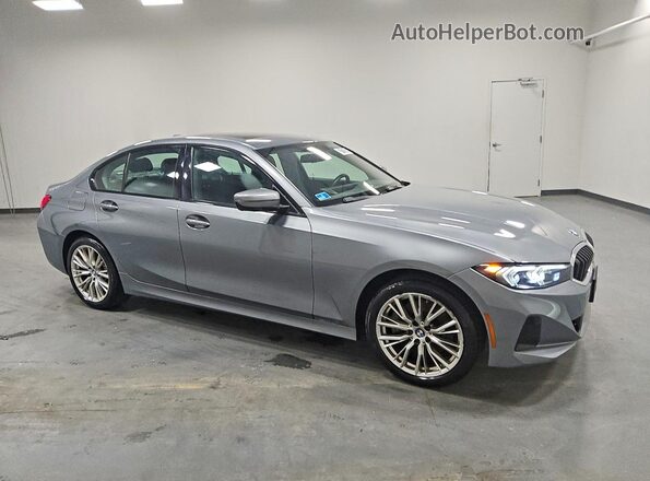 3MW89FF04P8D08613 2023 BMW 3 SERIES Gray Առջևի աջ