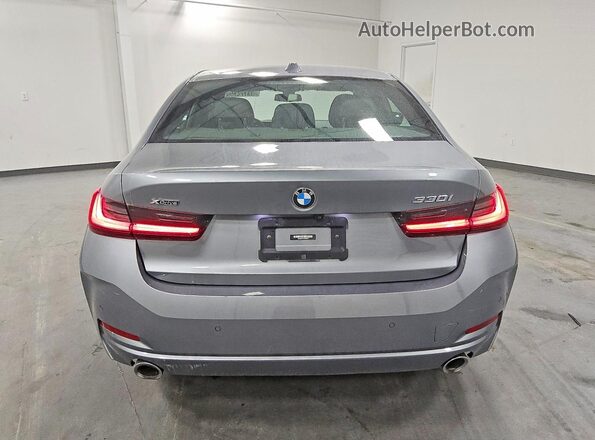 3MW89FF04P8D08613 2023 BMW 3 SERIES Gray Հետևի տեսք