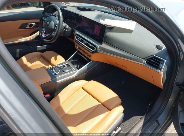 3MW89FF04R8E04261 2024 BMW 3 SERIES Gray Front interior view