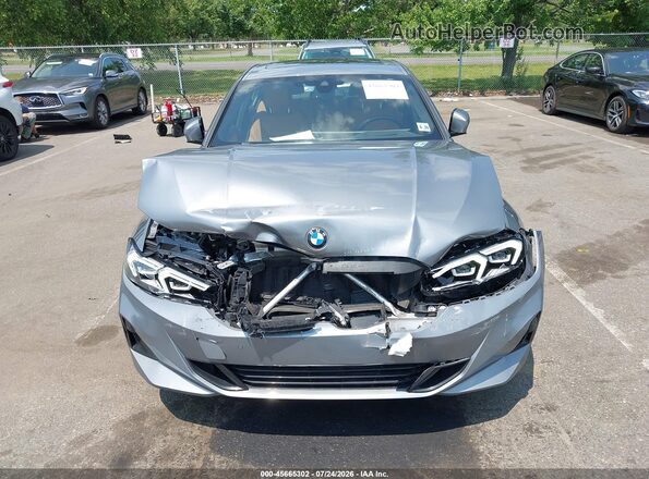 3MW89FF04R8E04261 2024 BMW 3 SERIES Gray Instrument cluster view