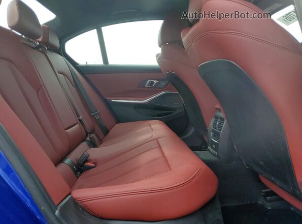 3MW89FF04R8E22100 2024 BMW 3 SERIES Blue Հետևի նստատեղերի տեսք